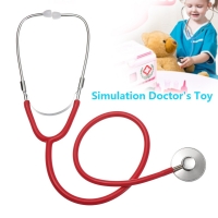 Kids Stethoscope Toy Simulation Doctor's Toy Family Parent-Child Games Imitation Plastic Stethoscope Accessories 7 Colors