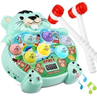 Whac A Mole Game for Baby Interactive Pounding Toy Interactive Whack A Frogs Fun Hammering Game Early Development Learning Gift