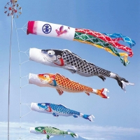 New Style 40/70/100 CM Fish Flag Kite Toy Koi Nobori Carp Wind Socks Koinobori Colorful Fish Flag Hanging Outdoor Toys for Kids