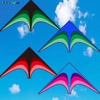 1x Large Delta Kite For Kids And Adults Single Line Easy To Fly Kite Handle Include