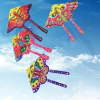 Butterfly Kite with Handle Line Children Kite Flying Toy Easy Control Ripstop Nylon Birds Eagle Kite Outdoor Toys Kites Toys