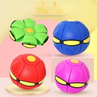 Flying UFO Flat Throw Disc Ball Without LED Light Magic Ball Toy Kid Outdoor Garden Beach Game Children's sports balls