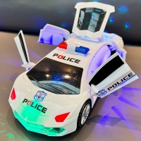 Electric Dancing Deformation Rotating Universal Police Car Boy Toy Children Girl Music Luminous Car
