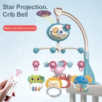 Newborn Crib Bell 0-1 Years Old Be Remotely Controlled Baby Toys Can Rotated Educational Bedside Rattle Car Pendant Hanging