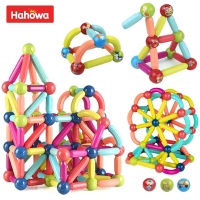Magic Magnetic Building Blocks Toy Magnetic Construction Set Magnet Ball Sticks Rod Games Montessori Educational Toys For Kids