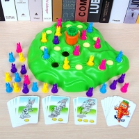 Rabbit Trap Set Chess Carrot Adventure Parent-child Interactive Intelligence Toy Children's Competitive Tablet Board Games