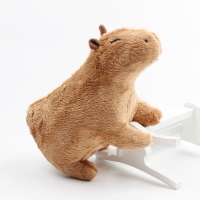 Simulation Fluffty Capybara Stuffed Animals Plush Toy Soft Dolls Real Life Capybara Dolls Kids Toys Peluche Christmas Gift 18cm