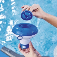 Swimming Pool Chlorine Dispenser Floating Tablets Bromine Disinfect Chemical Floater Auto Supplier Spa Accessories Equipment