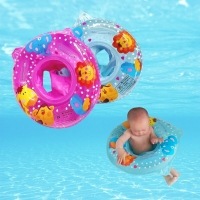 Double Handle Safety Baby Seat Float Swim Ring Inflatable Infant Kids Swimming Pool Rings Water Toys Swim Circle For Kids Swim