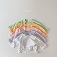 Korea Baby Tee 2022 Baby Autumn Clothes Basic Soft Bottoming Shirt Toddler Girl Clothes T-shirts Baby Boys Clothes Tank Tops New