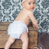 Ruffle Lace Baby Bloomers Diaper Cover Newborn Tutu Ruffled Panties Baby Girls,Leopard Infant Baby Short