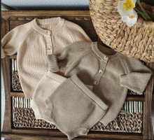 Baby Boy Girl Clothes Sets Autumn Knitted Sweater Top + Bloomers Shorts Outfits Sets Korean Kids Baby Girl Knit Sweater Clothing
