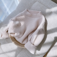Autumn Children Baby Sweaters Pullover Solid Boys Sweaters Winter Girls Sweaters Knit Kids Pullover Casual Boys Clothing 1-6 Yrs