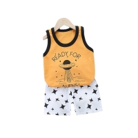 Summer Kids Clothes Children Clothing Baby Boy Set Toddler Baby Girls Clothing Set Cotton Cartoon T-shirts+Shorts for 1 2 3 4Y