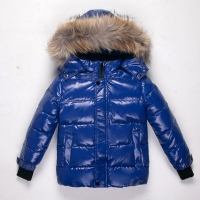 Children's DownJacket Boy Girl'sNatural Fur Collar Detachable - 30 Degree Winter New Cold Proof Jacket