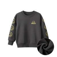 2022 New Arrival Kids Smile Sweatshirts Autumn Winter Coat for Boys Girls Sweater Clothes Children Sport Casual Outwears