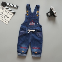 Toddler Overalls Infant Boys Denim Dungarees Baby Soft Jeans Jumpsuit Clothes Clothing 1 2 3 4 Years Kids Girl Pants