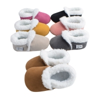 Citgeett Autumn 0-18M Newborn Baby Casual Shoes Winter Warm Fur Non-Slip Rubber Sole Boots Infant Prewalkers