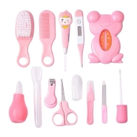 10 /13 Pcs Baby Care Set Baby Toothbrush Nail Clipper Manicure Scissors Nasal Aspirator Comb Brush Tool