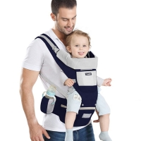 Ergonomic Baby Carrier Backpack, Newborn Hip Seat Kangaroo Bag Infant Sling Hipseat Waist Stool Baby Outdoor Travel Accessories