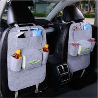 Universal Waterproof Car Back Seat Organizer Storage Bag Multifunctional Humanized Storage Bag Felt Covers Back Seat Pockets