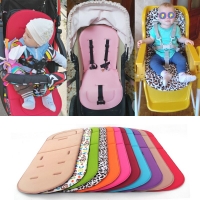 Almohadilla de asiento de algodón suave para cochecito de bebé, alfombrilla de asiento de coche, cubierta de forro lavable, accesorio para bebé