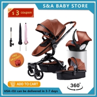 Fast  and Free Return Pram Aulon 3in1 Baby Stroller 2 in 1 High land-scape  Pram  New Carriage on 2021