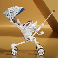 New Lightweight stroller can be carried on the plane baby stroller foldable Can sit and lie down baby trolley car four wheels