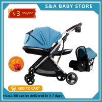 Twin Baby Stroller Free Shipping Pram Accessories 2in1 Light baby walk High-Land Scape Pram Portable Carriage on 2022