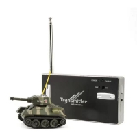 Mini RC Tank Car Model - 1:72 Scale, 4CH, Electronic & Radio Controlled, Military Battle Simulation - Perfect Gift for Kids