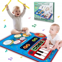 Children's early education toys Learning Floor Blanket Birthday Gifts for Boys & Girls piano blankets drums Montessori toys