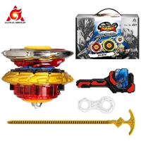 Infinity Nado 3 Original Crack Series-2 In1 Split Spinning Top Metal Nado Gyro Battle Gyroscope with Launcher Anime Toy Kid Gift