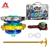 Original Infinity Nado 3 Crack Split 2-in-1 Metal Spinning Gyro with Launcher - Anime Kids Toy Gift.
