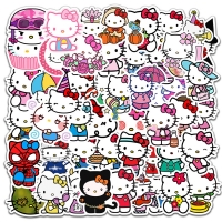 10/30/50pcs Cute Cartoon Hello Kitty Stickers Kawaii Girls Graffiti Water Bottle Guitar Diary Vinyl Kids DIY Toys Sticker Decals