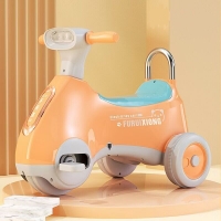 DokiToy Children's Electric Motorcycle 1-6 Years Old Male And Female Baby Tricycle Pedal Battery Car With Light Music Toy Car