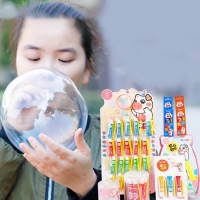 Colorful Bubble Ball Toy - Safe and Durable Gift for Kids: Magic Glue that Blows Bubbles Without Bursting