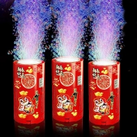 Automatic Fireworks Bubble Machine With Flash Lights Sounds For Kids Outdoor Toys Pro Party Festival Celebrate Bubble Machines