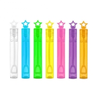 Colorful  Empty Bubble Soap Bottles Wedding Birthday Party Decor Star Wand Bubble Tube Portable Kids Outdoor Bubbles Maker Toy