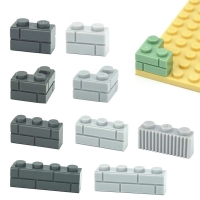 Thick Wall Figures Bricks Leduo 98283 15533 DIY 1x2 1x3 1x4 1+2 Dots Building Blocks Educational House Contruction Toys