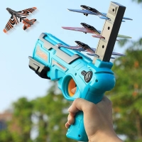 Children's Toy Ejection Aircraft Shooting Game Outdoor Parent-child Sports Toy Boy Gift Shooting Aircraft Set