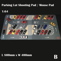 1:64 Model Car Parking Garage Table Mat - Large Vehicle Display and Collectible Gift.