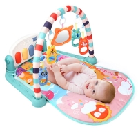Baby Activity Gym Play Mat Newborn 0-12 Months Developing Carpet Soft Rattles Musical Toys Activity Rug For Toddler Babies Games