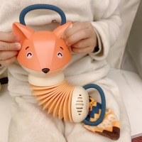 Fox Accordion Educational Baby Toys Cartoon Animal Accordion Bug Toddler Early Education Music Learning Toy for Boy Girl Gift