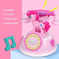 Baby Retro Phone Toy - Educational Storytelling Kid's Telephone Emulator