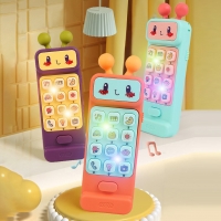 Baby Phone Toy With Music And Lights Sounding Machine For Kids Infant Early Educational Mobile Phone Toys Birthday Gifts