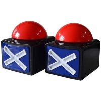 2-Pack Game Buzzers with Lights and Sound Effects - Ideal for Trivia, Quizzes, or Talent Shows