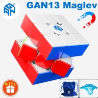 Gan13 M Magnetic 3x3 Speed Cube with UV Coating and Maglev Technology - Professional Fidget Toy for Kids and Adults.