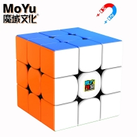 Magnetic Professional Moyu Meilong 3x3 and 2x2 Cube Set with Hungarian Origin - Speed Puzzle for Children - Original Cubo Magico