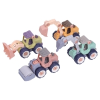 Children'S Disassembly Engineering Vehicle DIY Nut Assembly Excavation Vehicle Assembly Educational Kindergarten Gift Toy