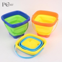 Collapsible Silicone Beach Bucket for Multi-Purpose Use